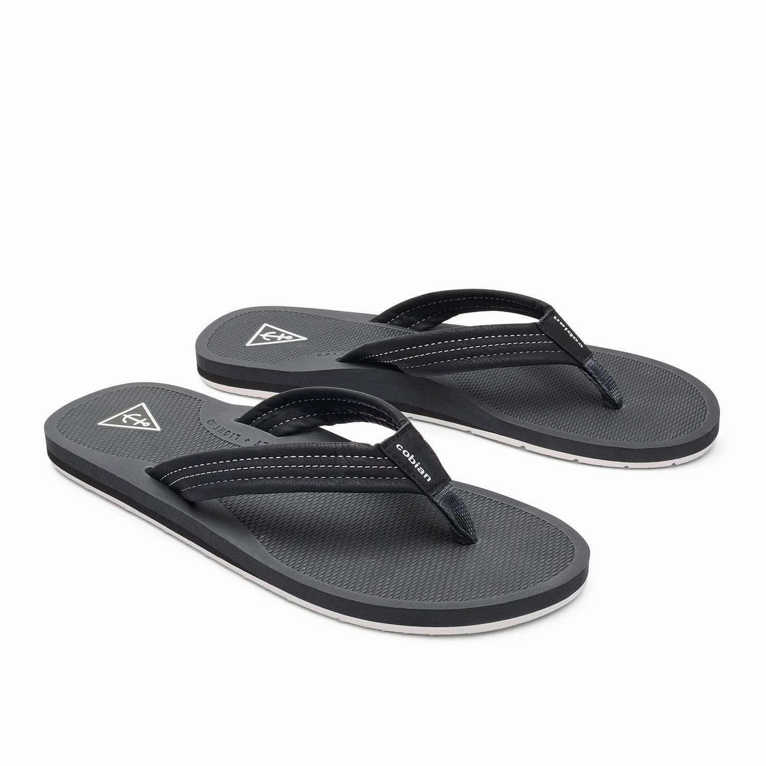 Men's Anchor Sandals In Black