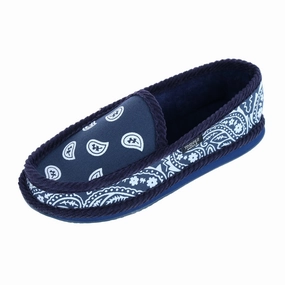 Men's Bandana Print Slip On House Shoe Slipper Mens Slippers clearance sale