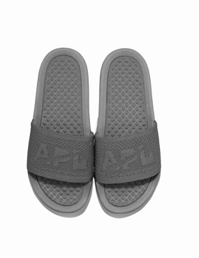 Men's Big Logo Techloom Slide In Cosmic Grey Discount Mens Beach Sandals