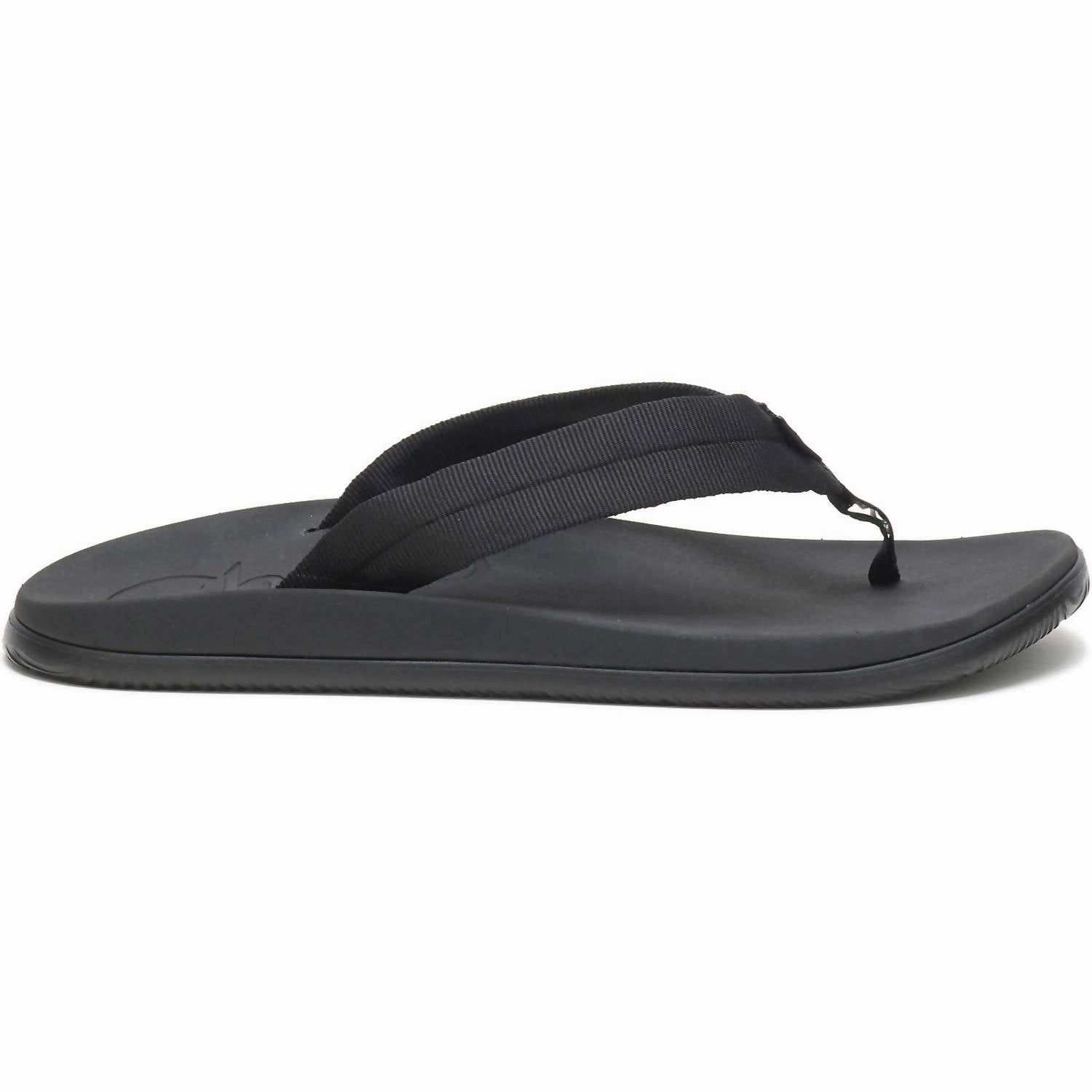 Men's Chillos Flip Sandal In Tube Black Discount Mens Beach Sandals