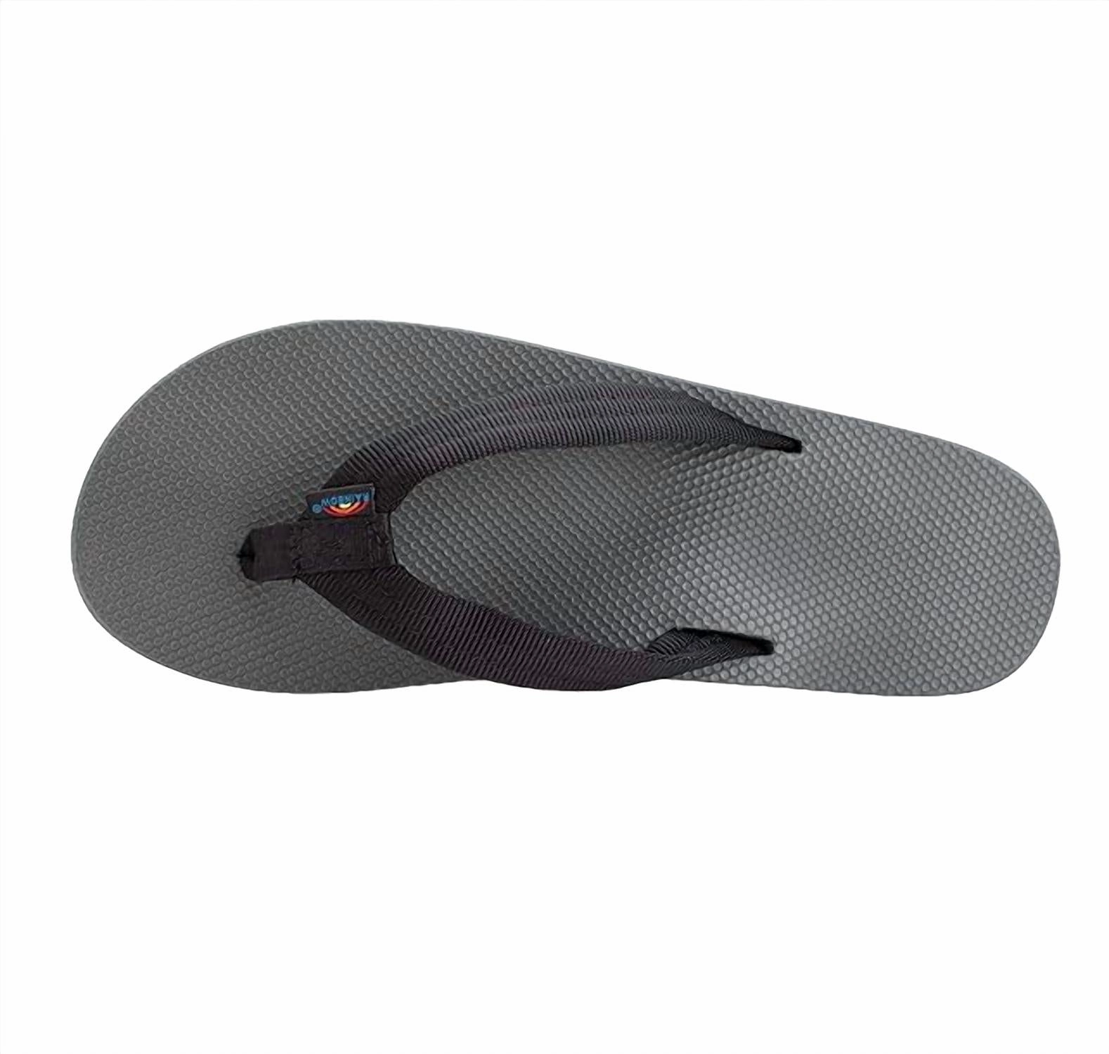 Men's Classic Rubber Sandal In Black/grey