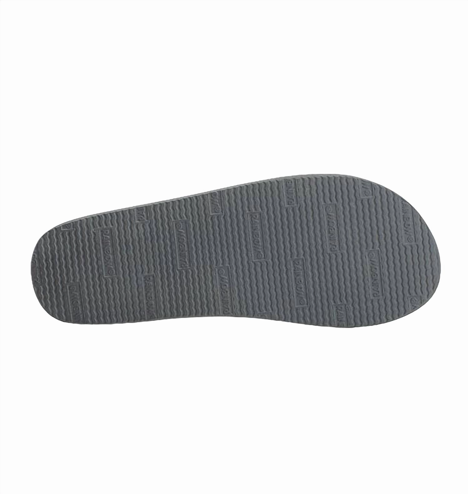 Men's Classic Rubber Sandal In Black/grey