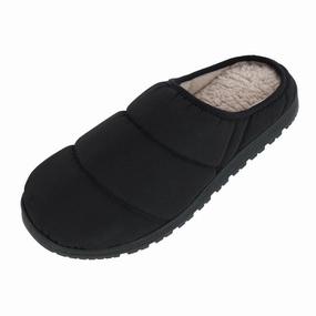 Men's Crinkled Tech Puffer Hoodback Slipper Mens Slippers clearance sale