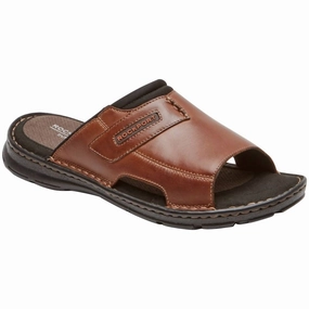 Men's Darwin 2 Slide In Coach Brown Discount Mens Beach Sandals