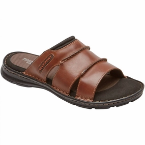 Men's Darwyn Slide In Coach Brown Discount Mens Beach Sandals