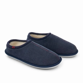 Men's Dillon Slipper In Navy Discount Mens Beach Sandals