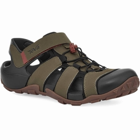 Men's Flintwood Sandal In Dark Olive Mens Sandals outlet deals