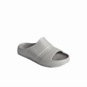 Men's Float Slide Sandal In Grey Discount Mens Beach Sandals