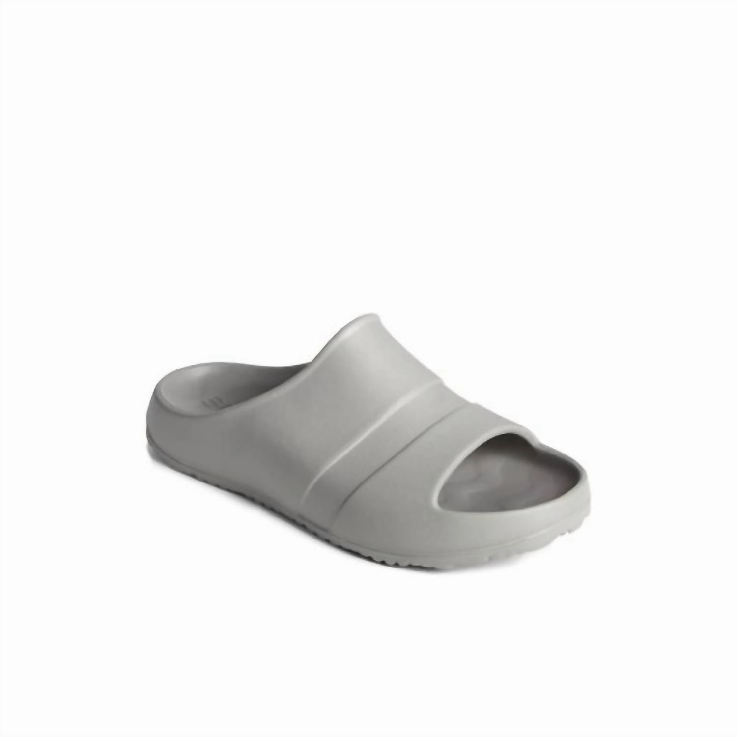 Men's Float Slide Sandal In Grey Discount Mens Beach Sandals