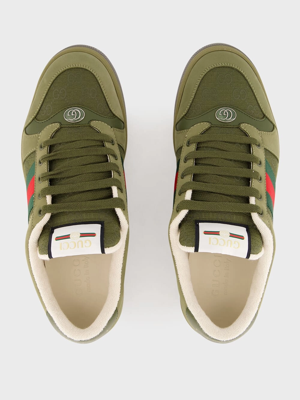 Men's Green GG Screener Sneakers