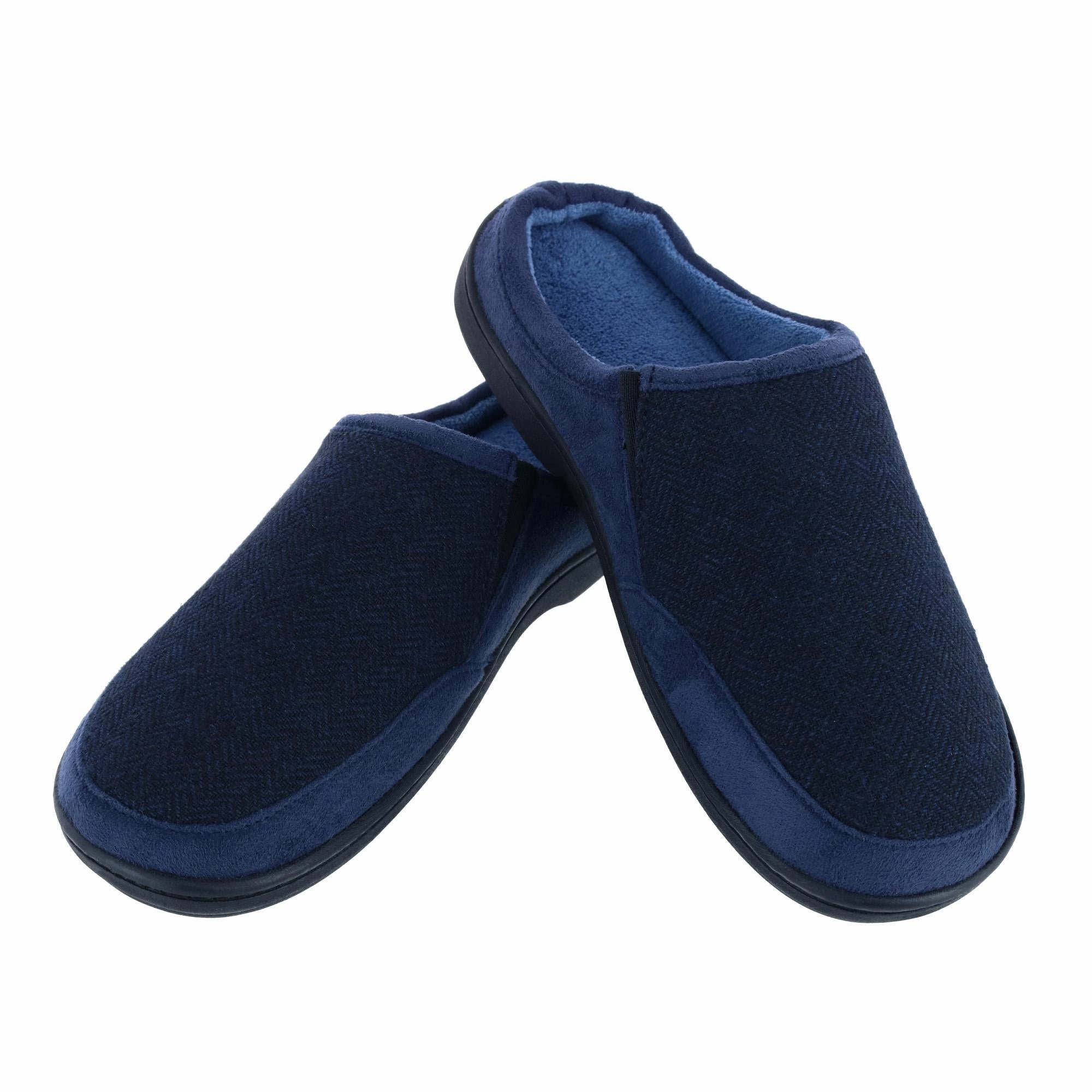 Men's Herringbone Logan Hoodback Slipper