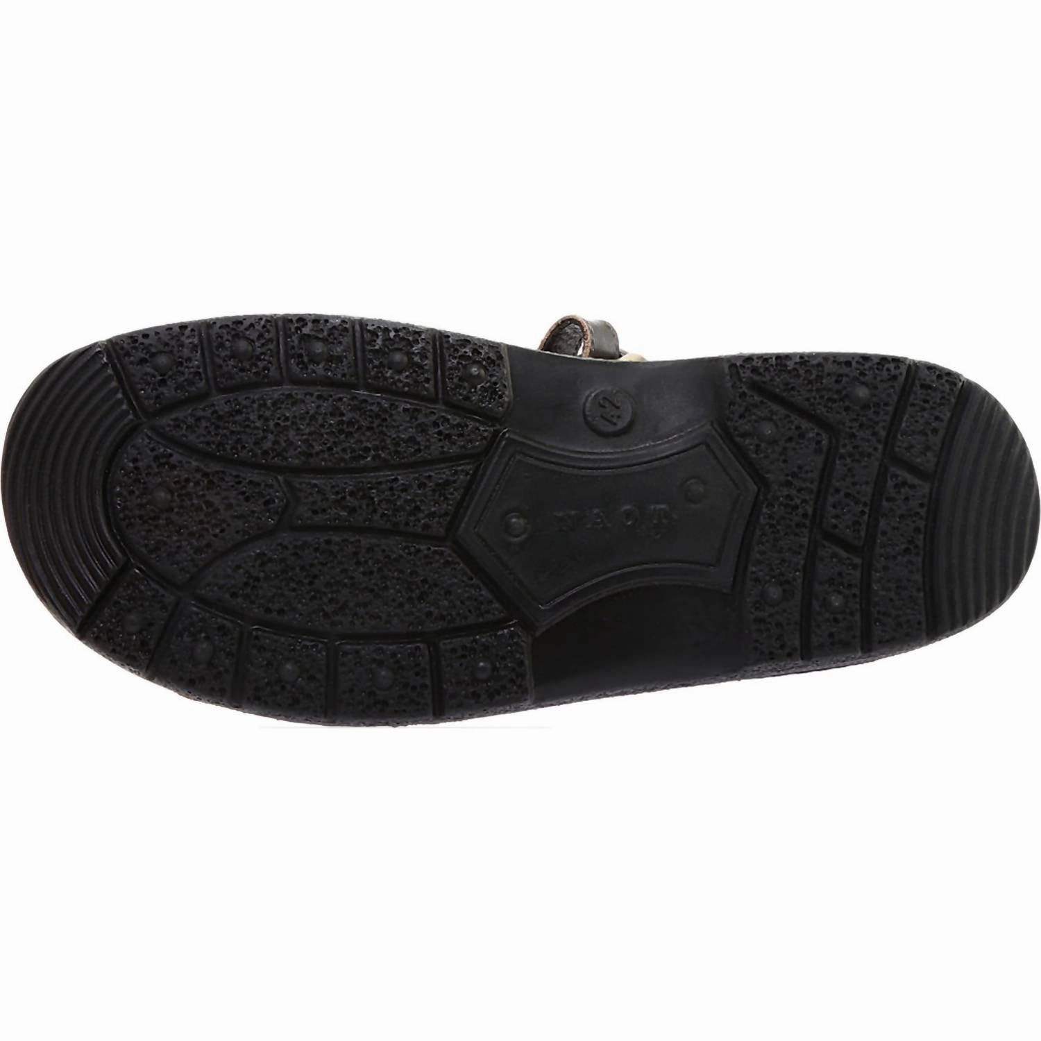 Men's Lappland Sandal In Vintage Grey Leather