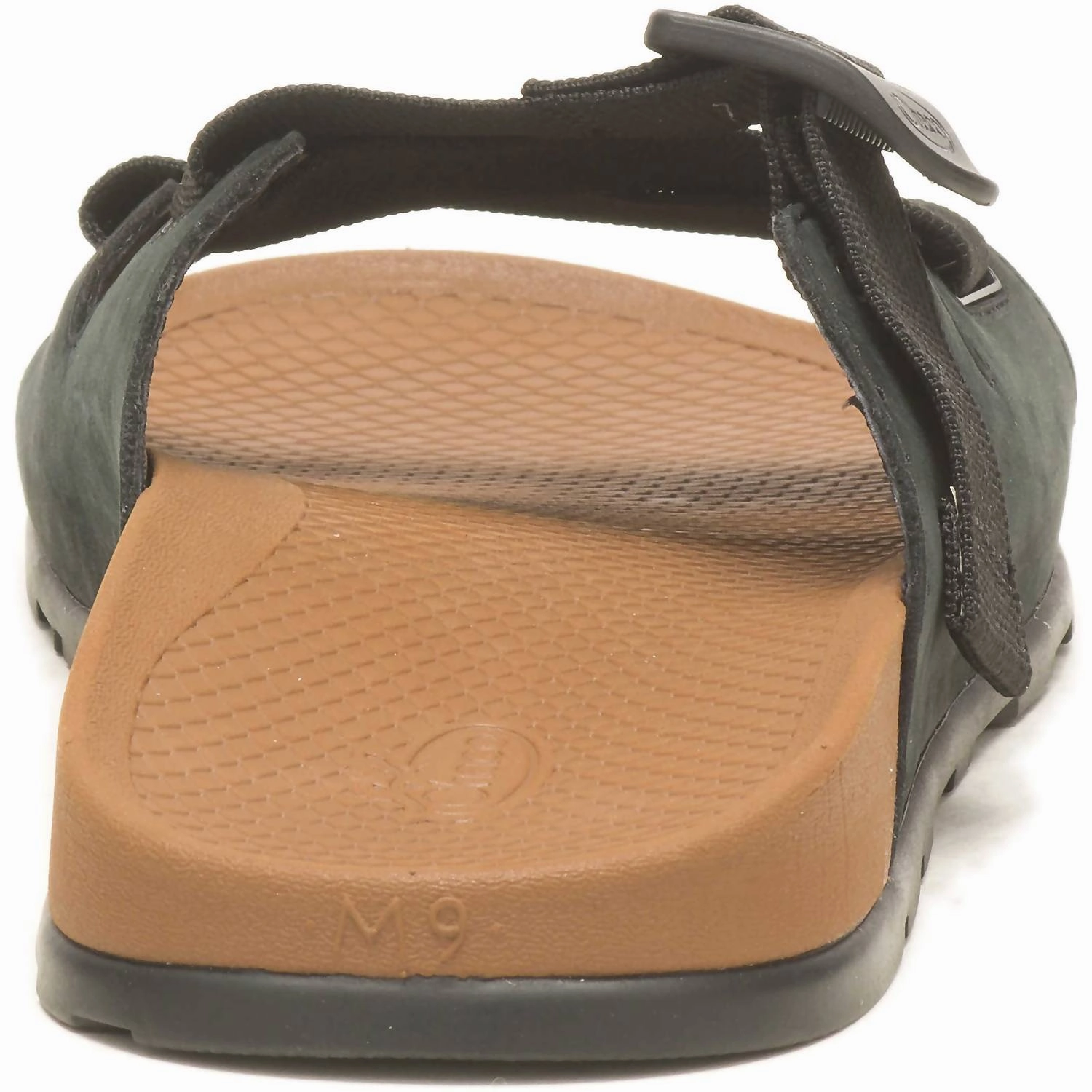 Men's Lowdown Leather Slide Sandal In Black