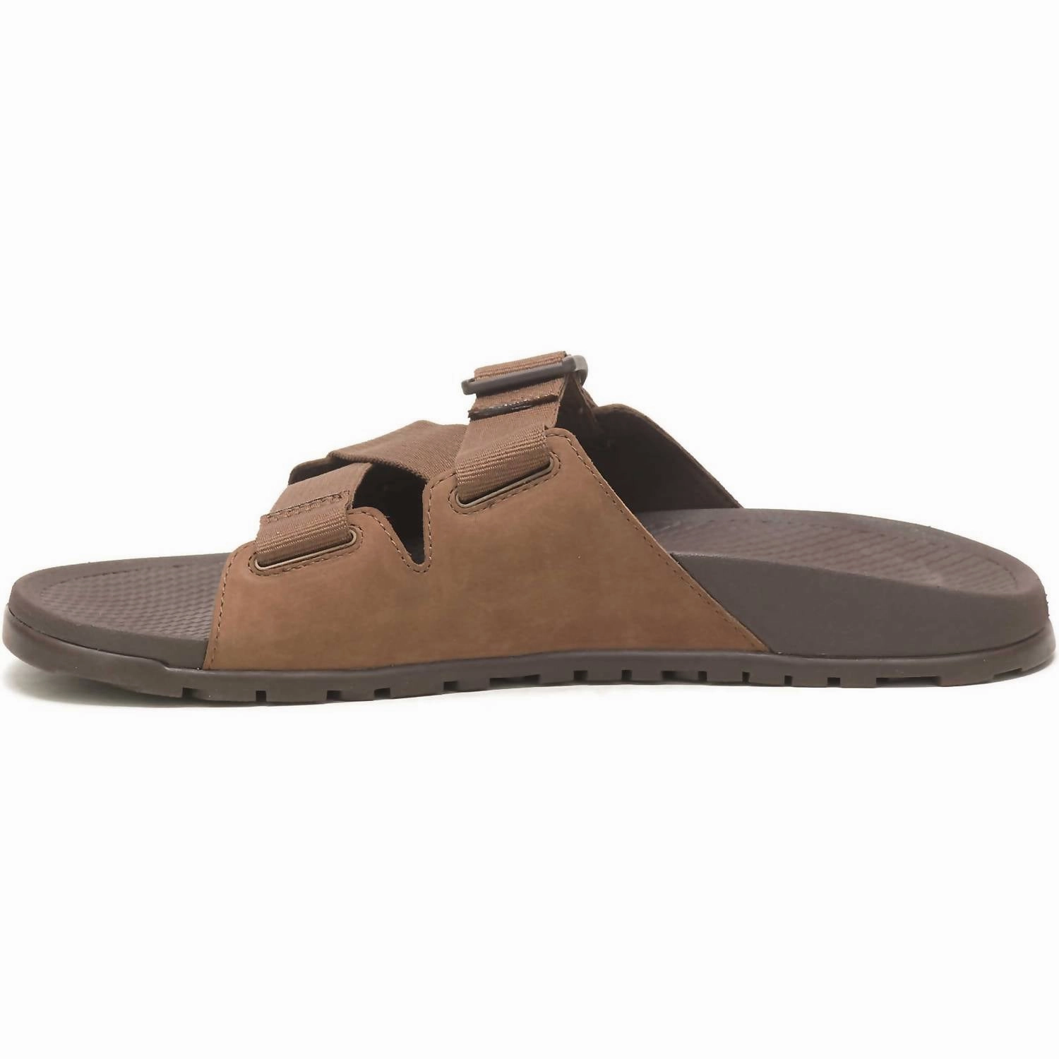 Men's Lowdown Leather Slide Sandal In Otter