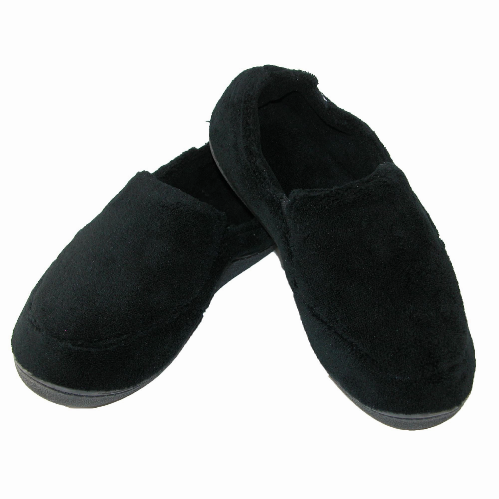 Men's Microterry Memory Foam Indoor/Outdoor Slip-On Slippers