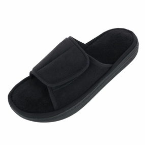 Men's Microterry Trevor Adjustable Slide Slipper Mens Slippers clearance sale