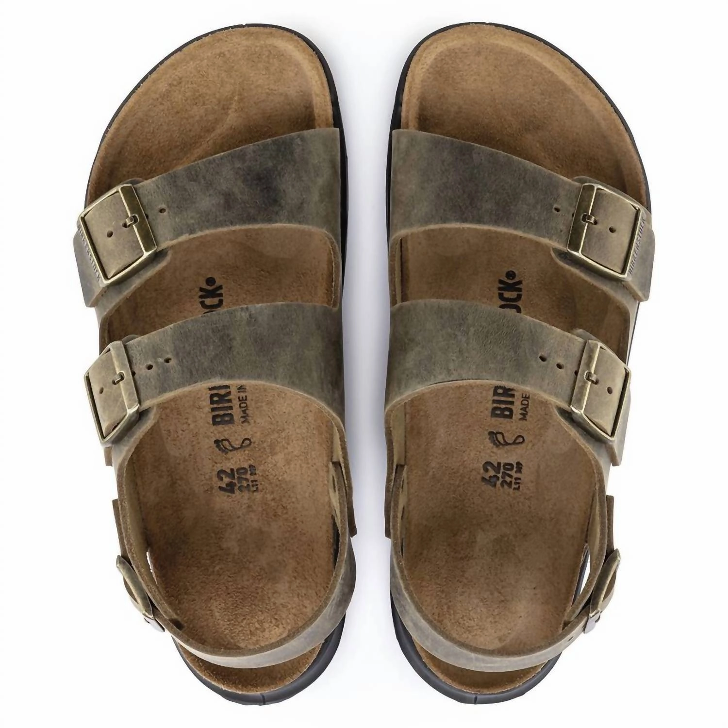 Men's Milano Rugged Sandals In Faded Khaki