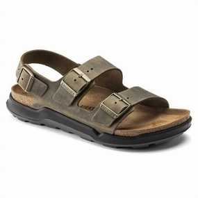 Men's Milano Rugged Sandals In Faded Khaki Discount Mens Beach Sandals