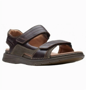 Men's Nature Trek Sandals In Mahogany Discount Mens Beach Sandals