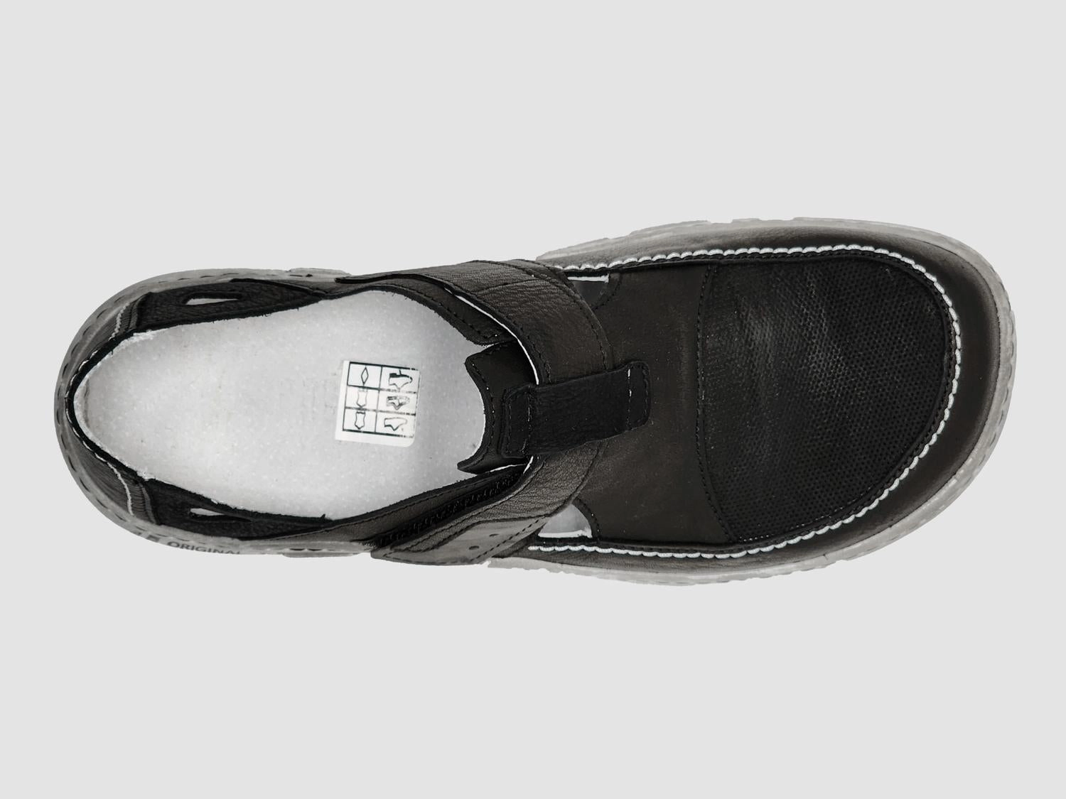 Men's Original Leather Sandals In Black