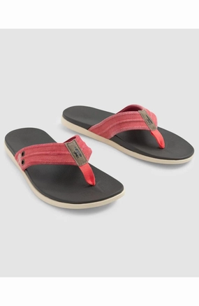 Men's Portside Sandal In Malibu Red Mens Sandals outlet deals