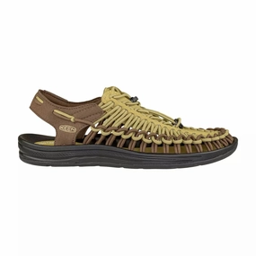 Men's Uneek Sandal In Khaki/dark Earth Mens Sandals outlet deals