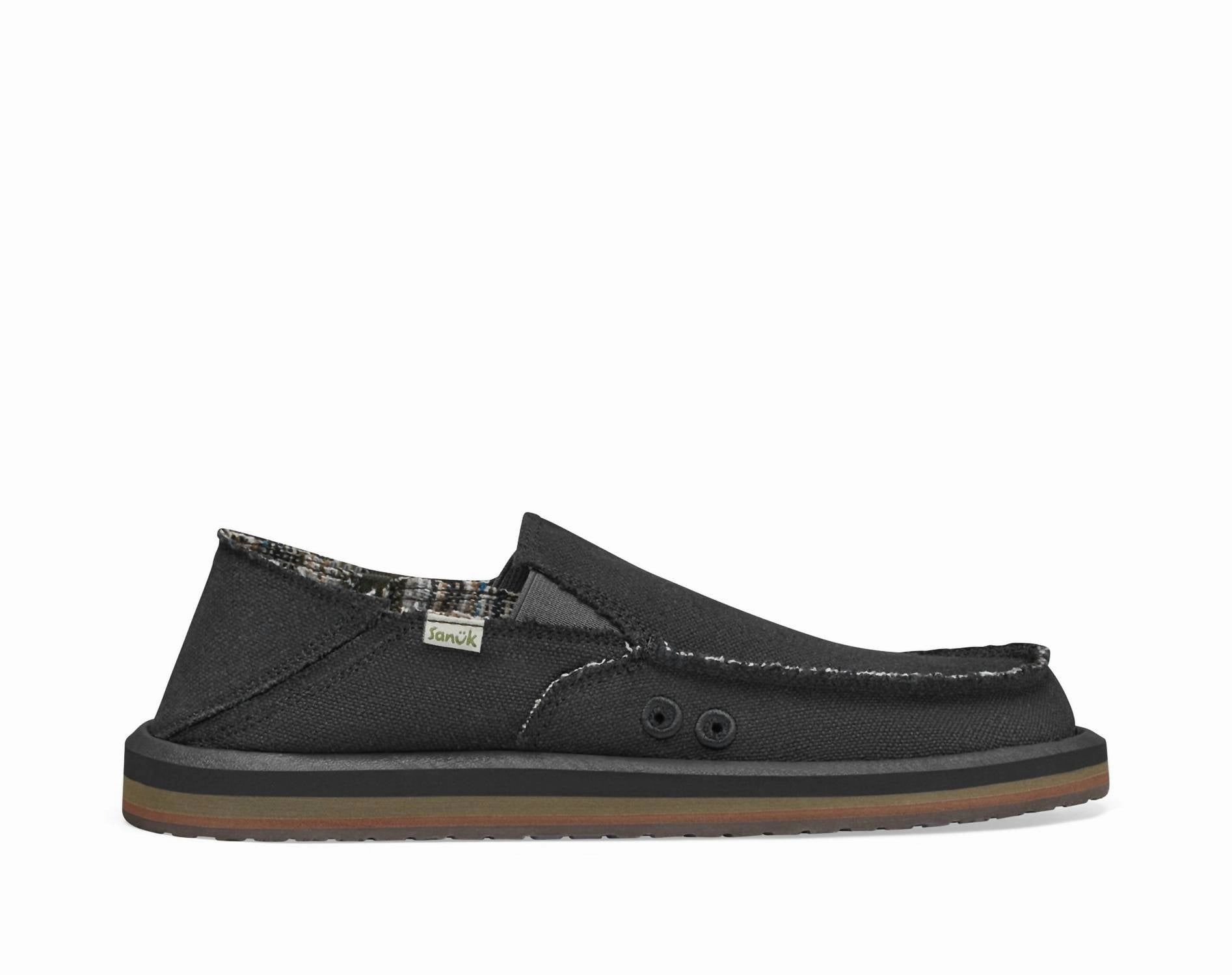Men's Vagabond Street Hemp Shoe In Black