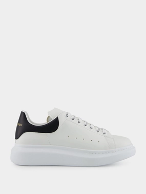 Men's White and Black Oversized Sneakers Promo deal Mens Sneakers