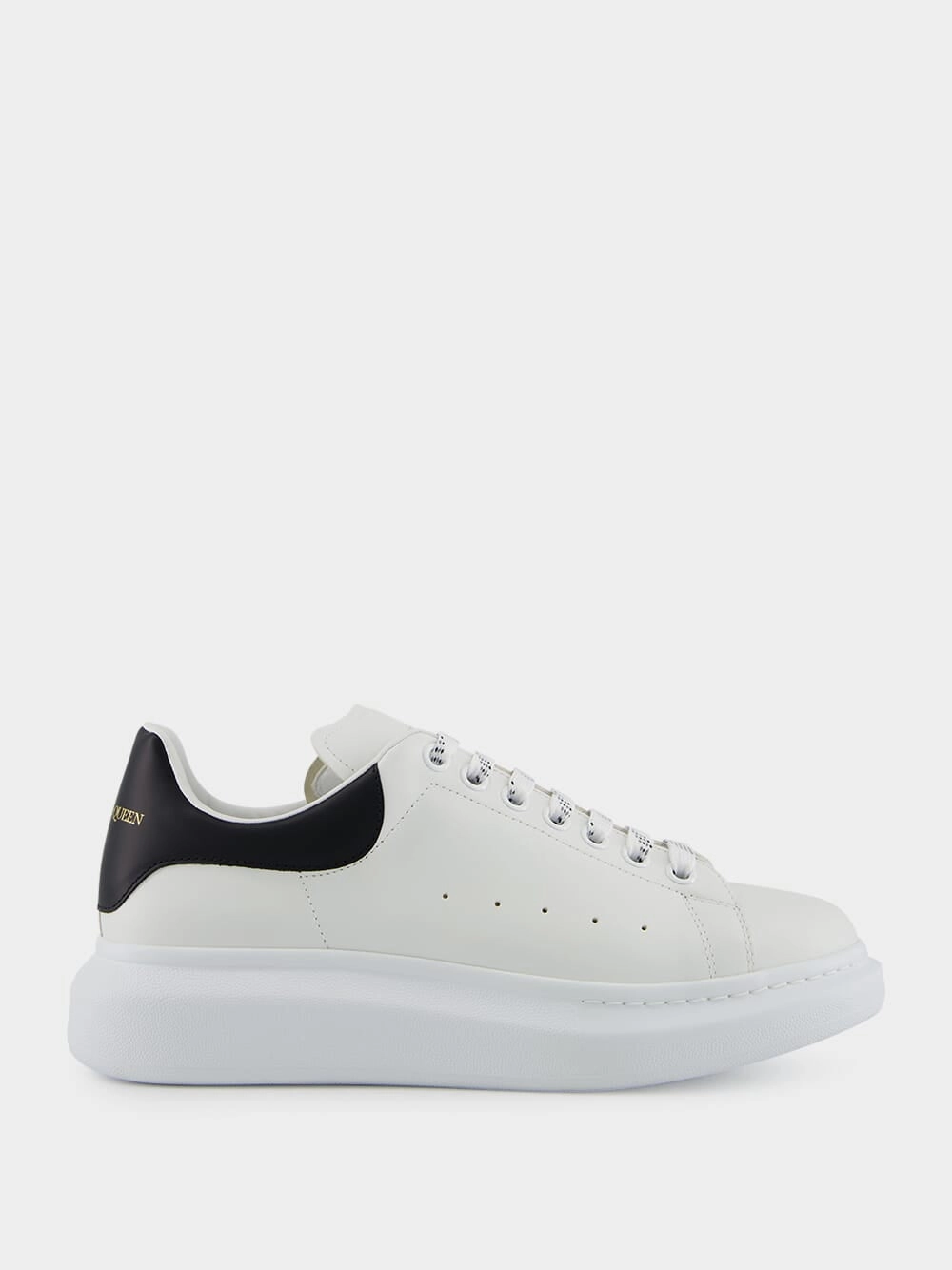 Men's White and Black Oversized Sneakers Promo deal Mens Sneakers