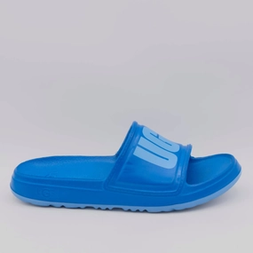 Men's Wilcox Slide Sandal In Dive Discount Mens Beach Sandals