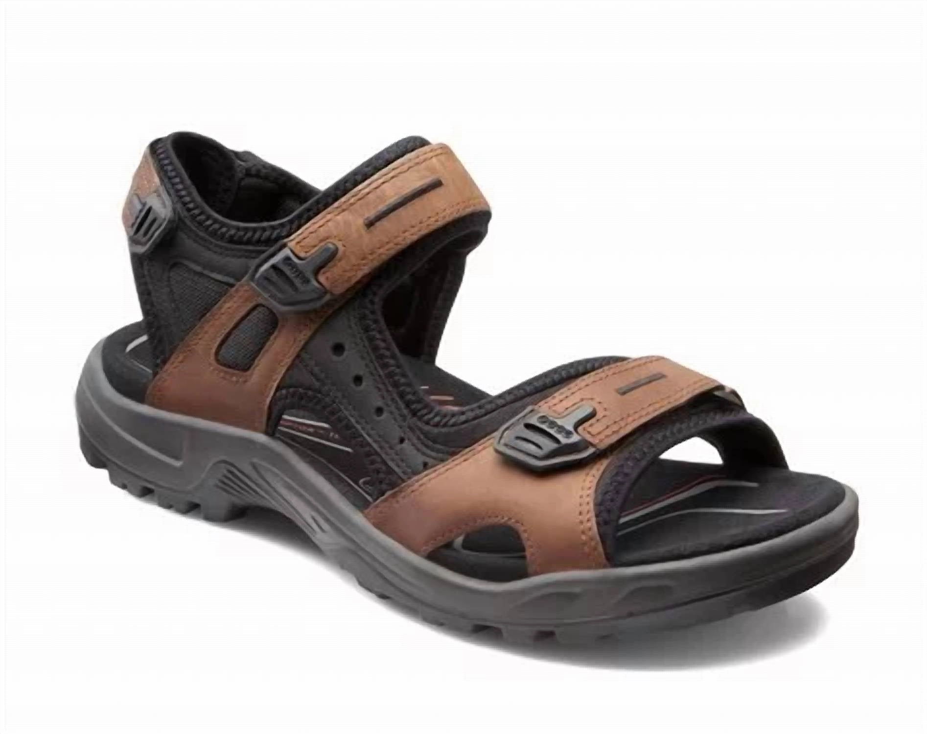 Men's Yucatan Offroad Sandals In Bison,black,black