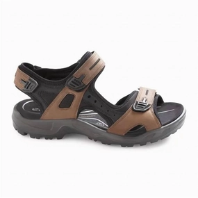 Men's Yucatan Offroad Sandals In Bison,black,black Discount Mens Beach Sandals