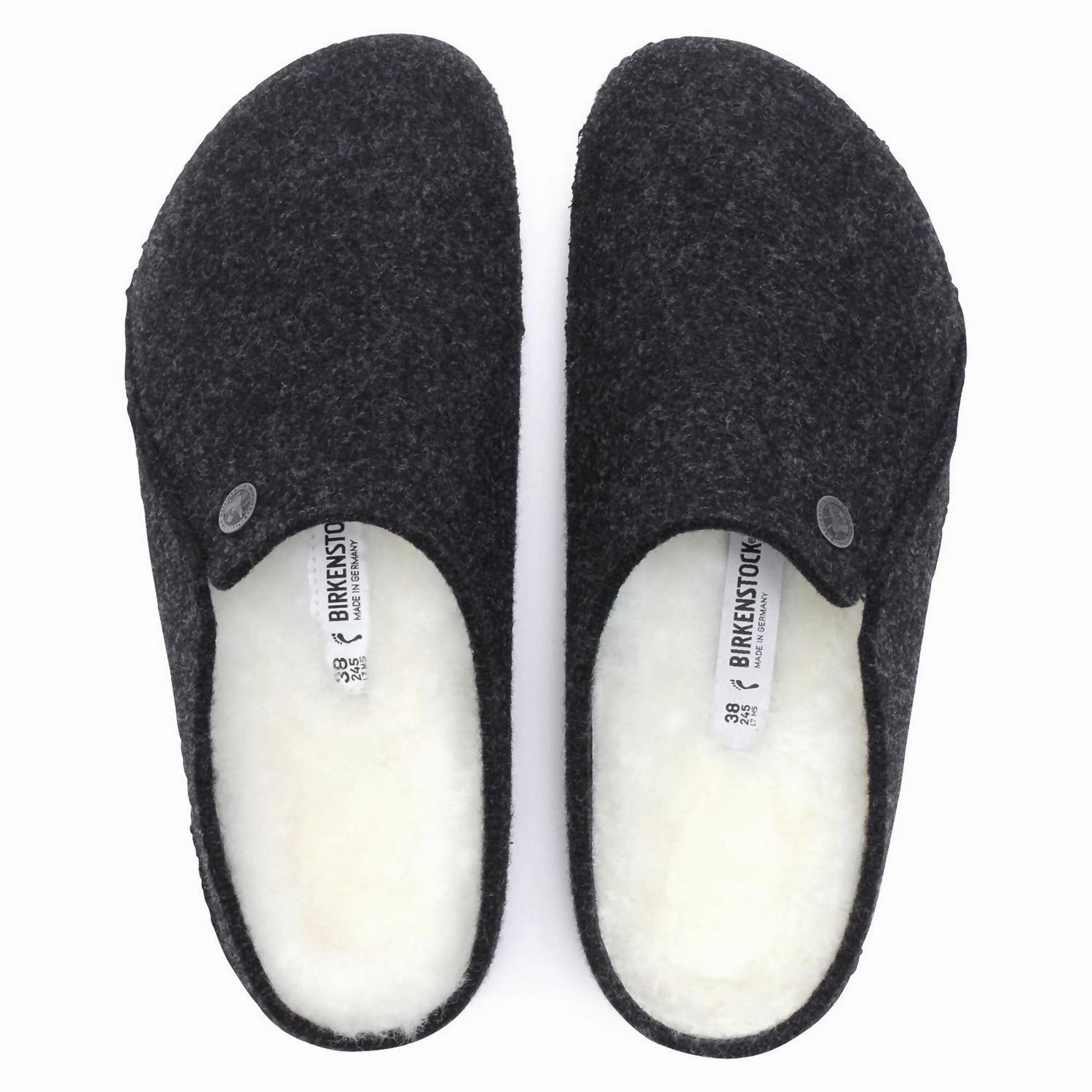 Men's Zermatt Shearling Slipper In Anthracite