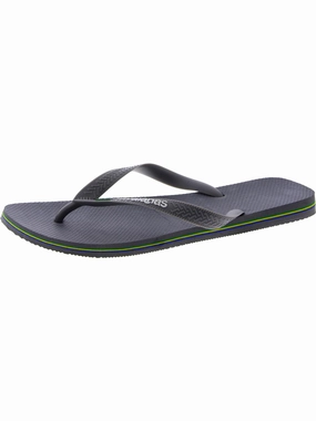 Mens Contrast Thong Flip-Flops Discount Mens Beach Sandals