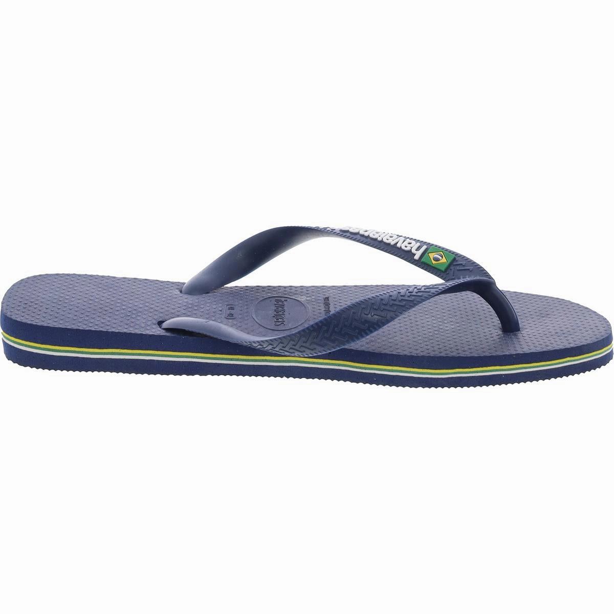 Mens Contrast Thong Flip-Flops
