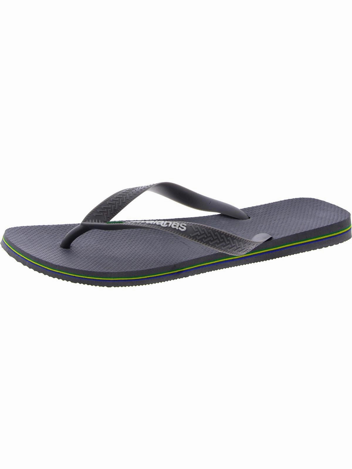 Mens Contrast Thong Flip-Flops Discount Mens Beach Sandals