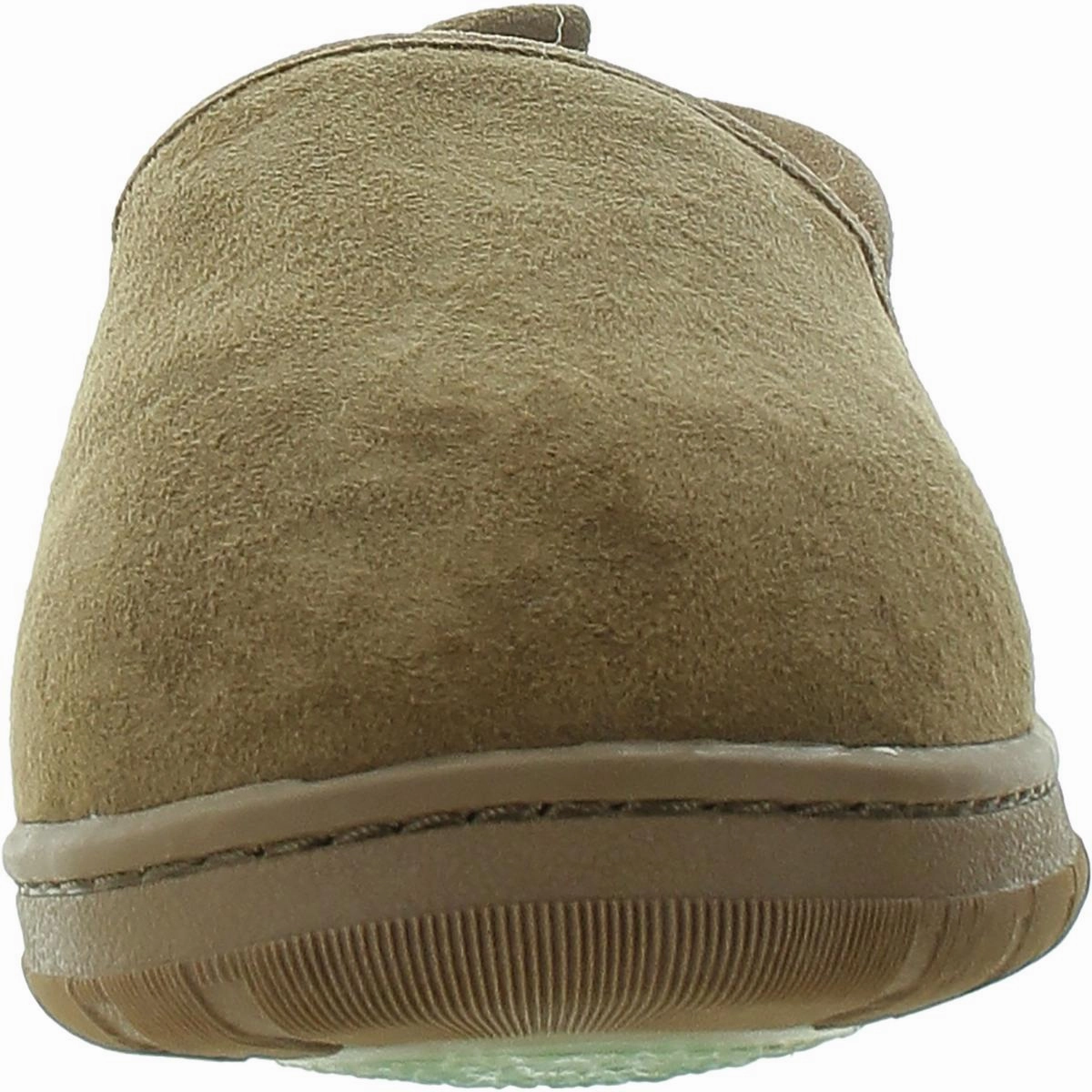 Mens Faux Fur Lined Sheepskin Loafer Slippers