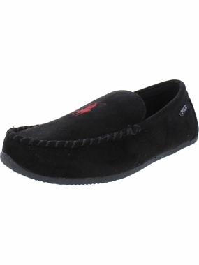 Mens Faux Suede Slip On Loafer Slippers Mens Slippers clearance sale