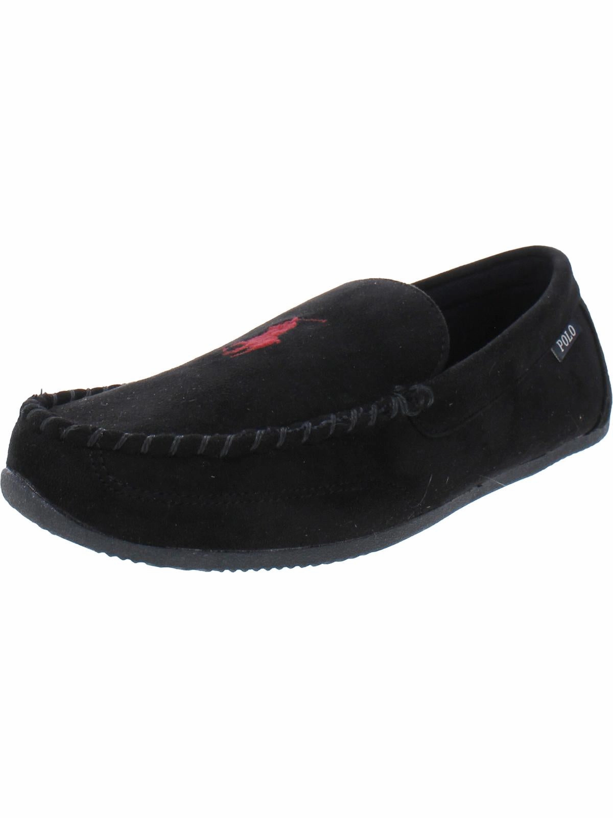 Mens Faux Suede Slip On Loafer Slippers Mens Slippers clearance sale