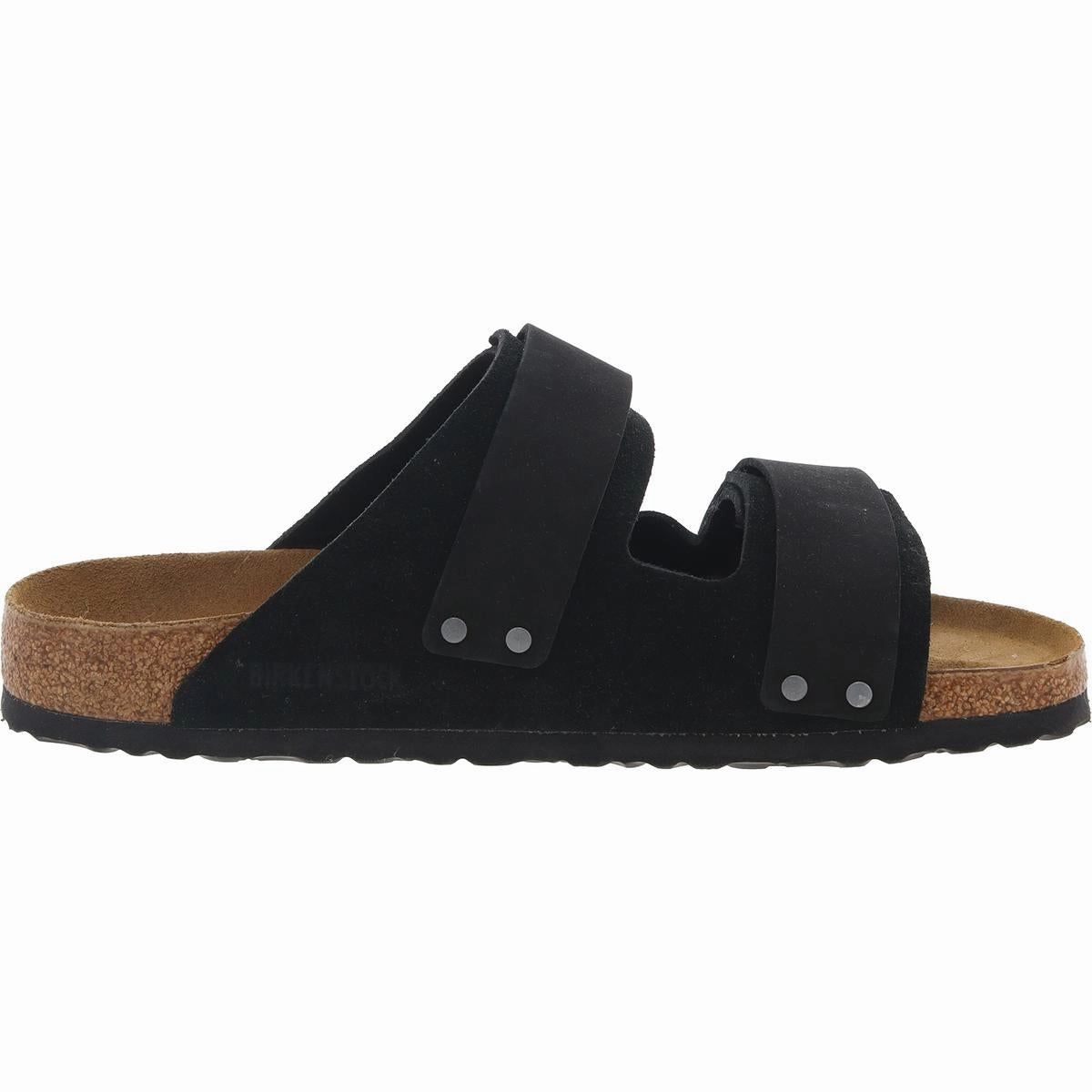 Mens Strappy Leather Slide Sandals