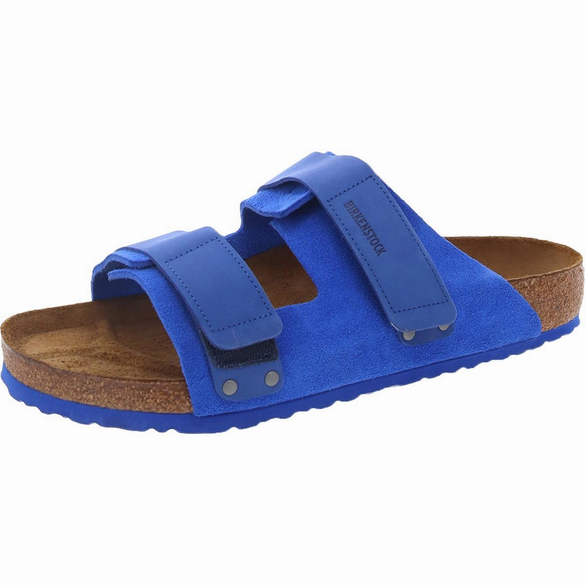 Mens Strappy Leather Slide Sandals