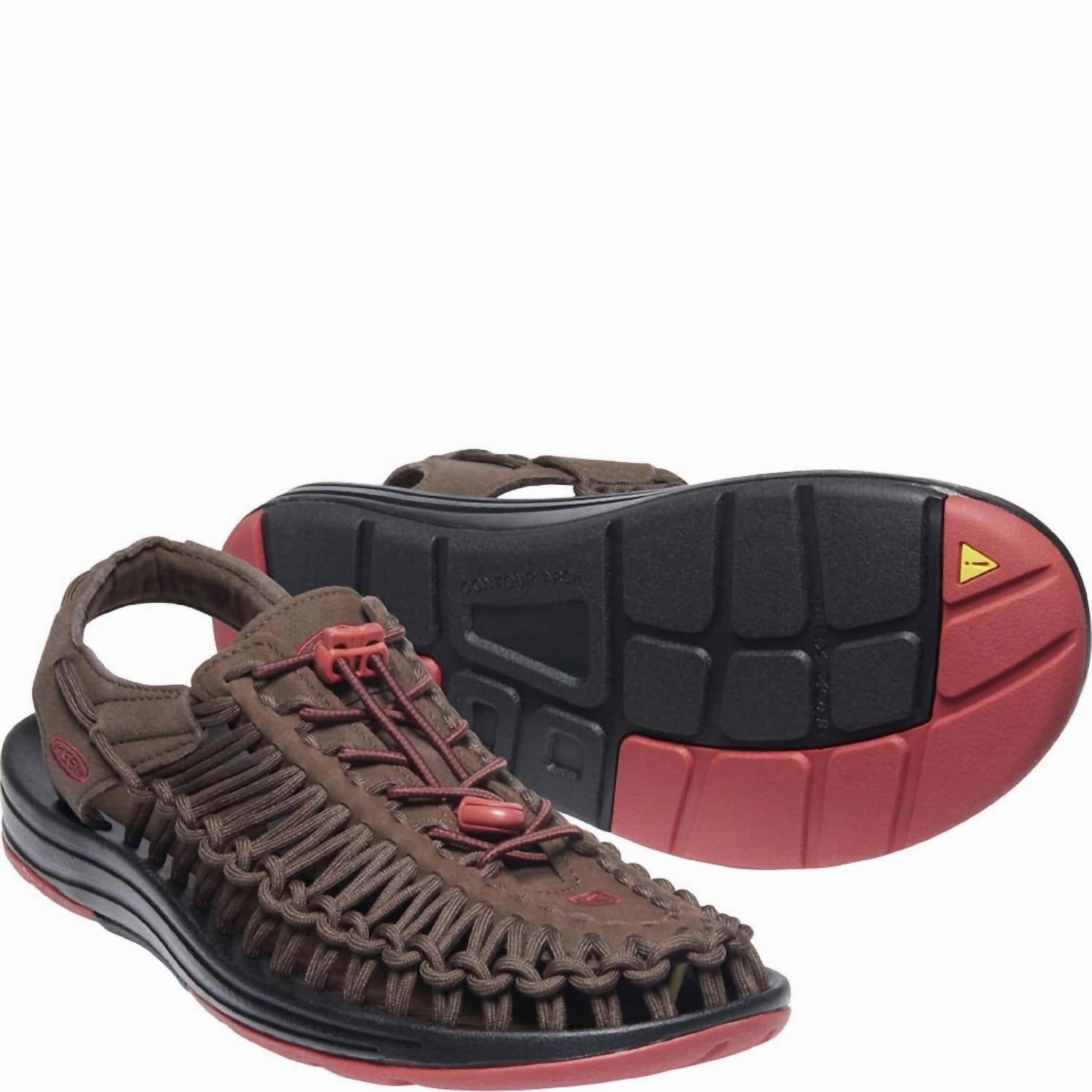 MenS Uneek Sandals In Demitasse/ketchup