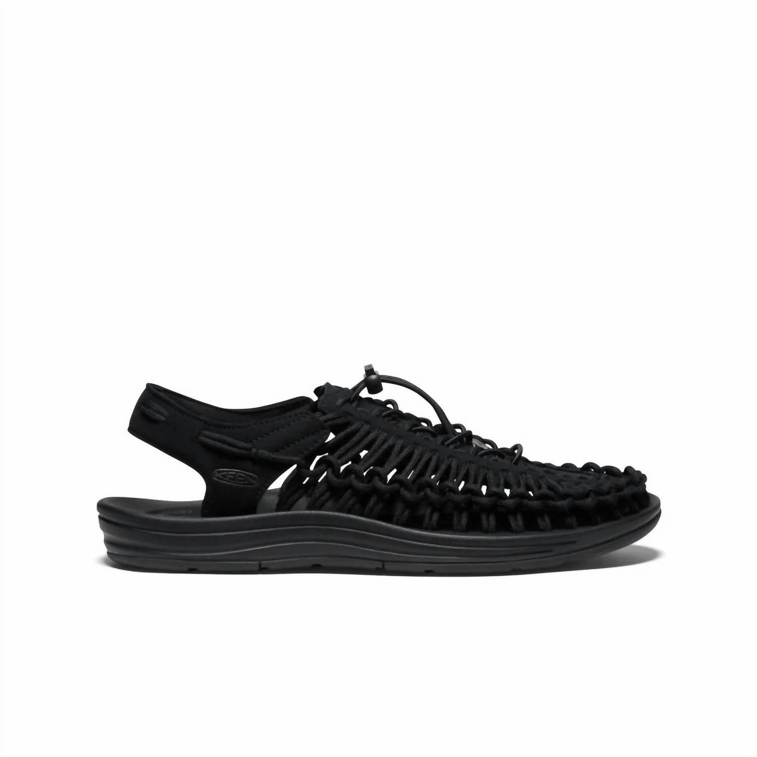 MenS Uneek Sandals -Medium In Black/black