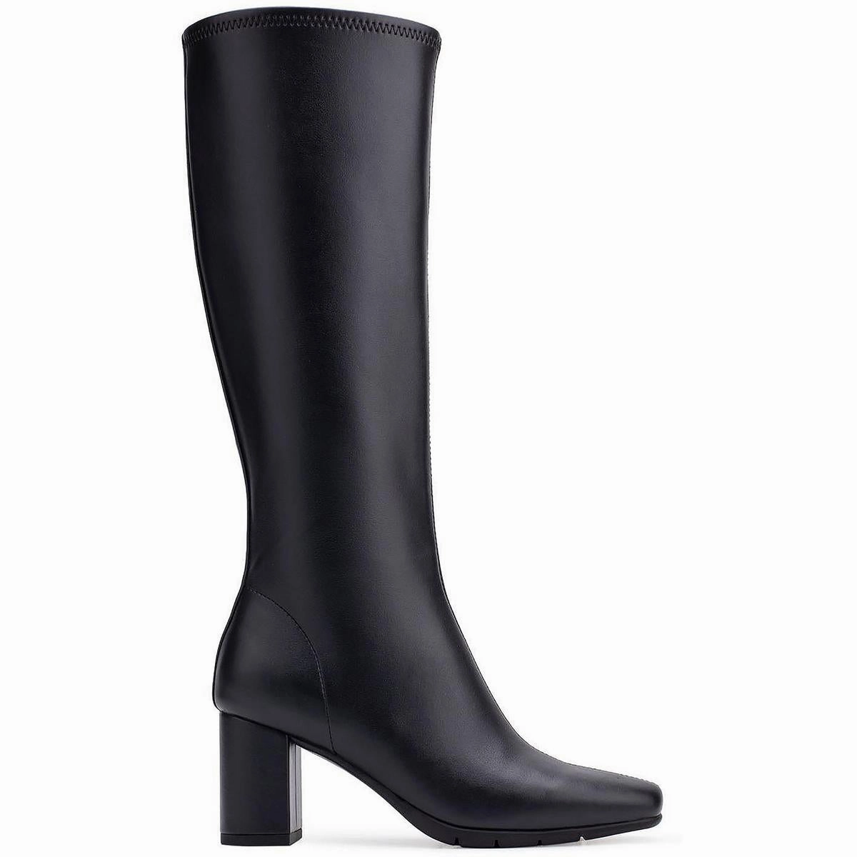 Micah Womens Zipper Man Made Knee-High Boots