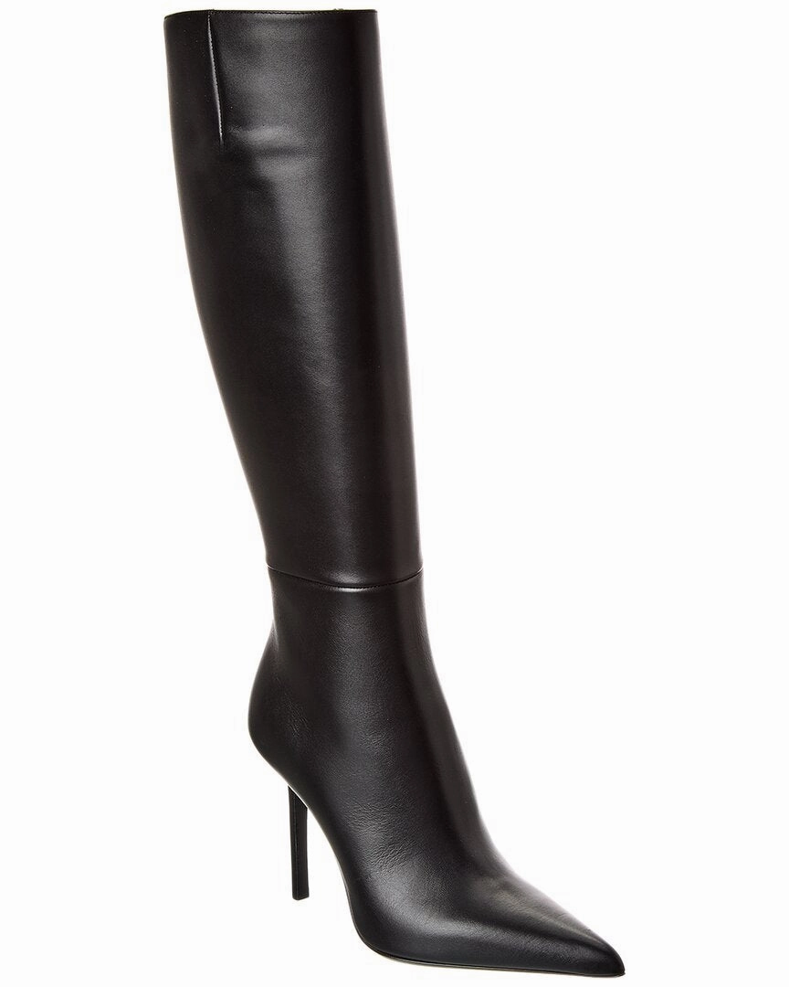 Michael Kors Collection Angelina Leather Knee-High Boot Top-rated Womens Boots outlet