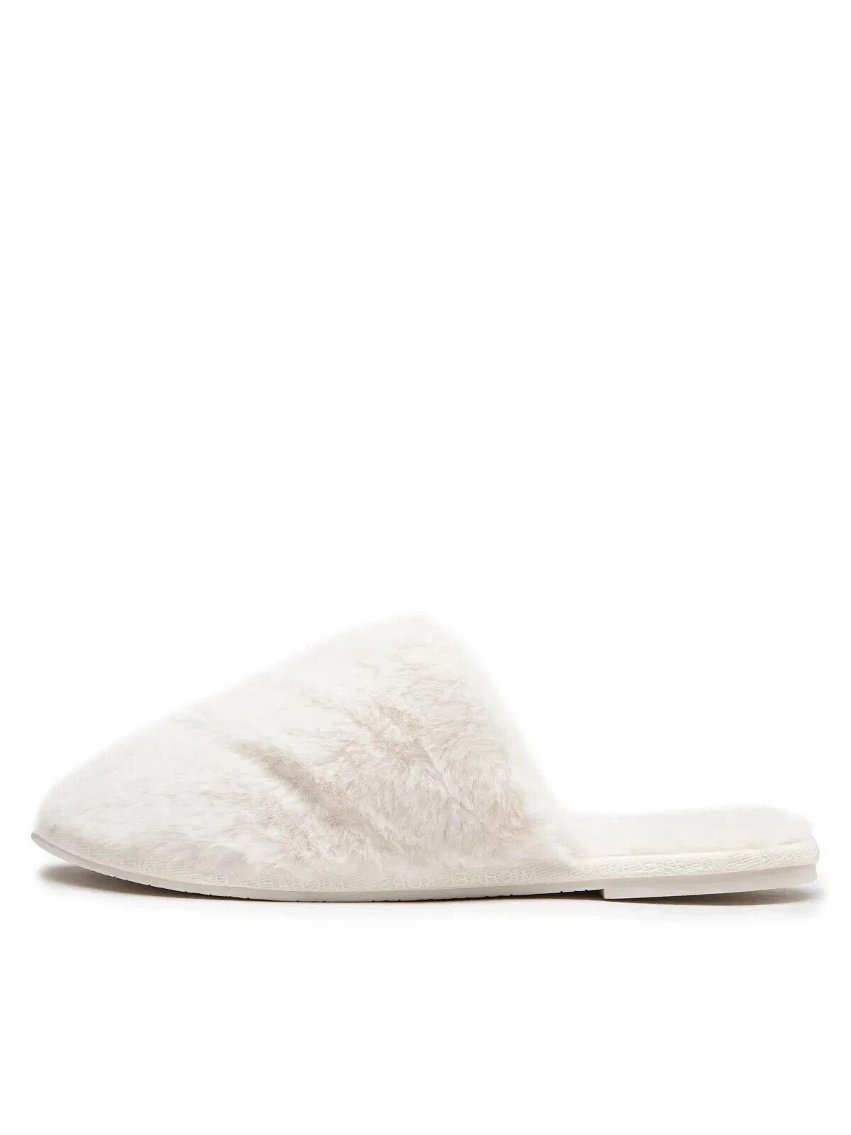 Michael Kors Frieda Slippers Women's US 7 White Round Toe Slip On Slide GBNC392