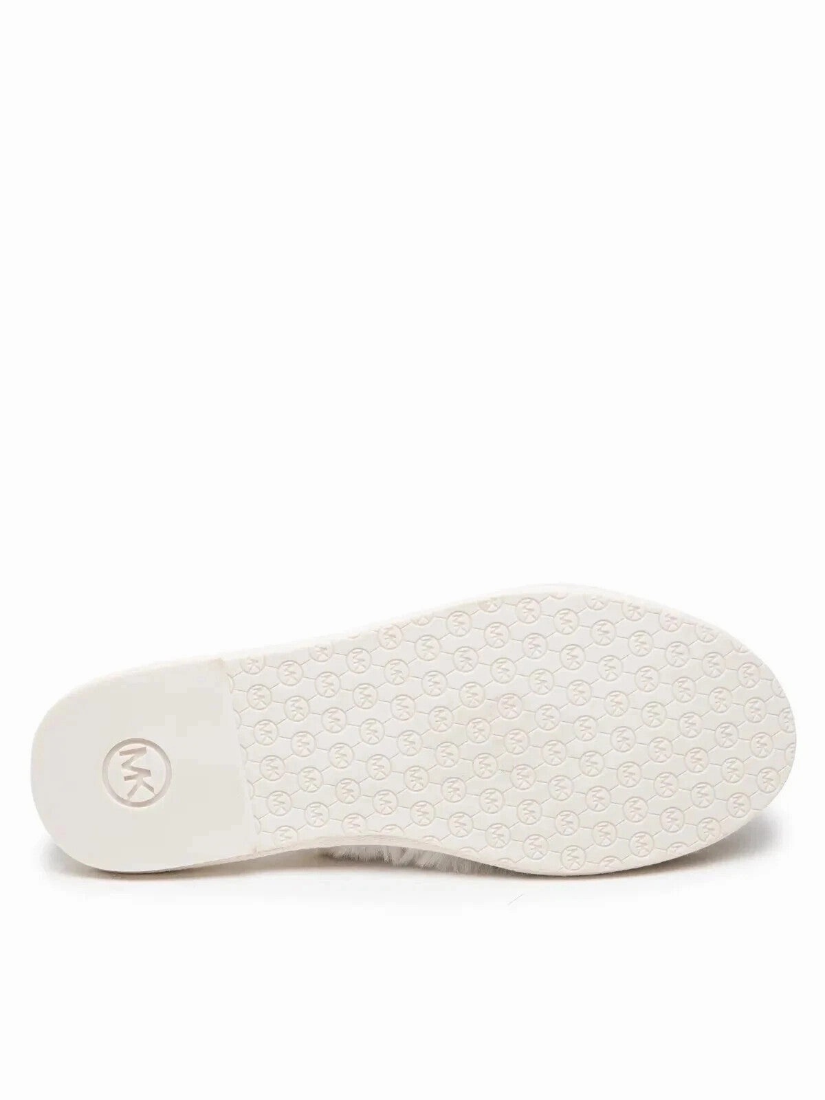 Michael Kors Frieda Slippers Women's US 7 White Round Toe Slip On Slide GBNC392