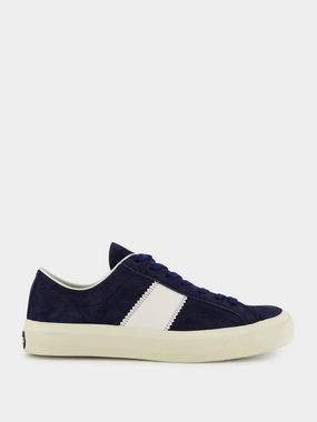 Midnight Blue Suede Cambridge Sneaker Promo deal Mens Sneakers