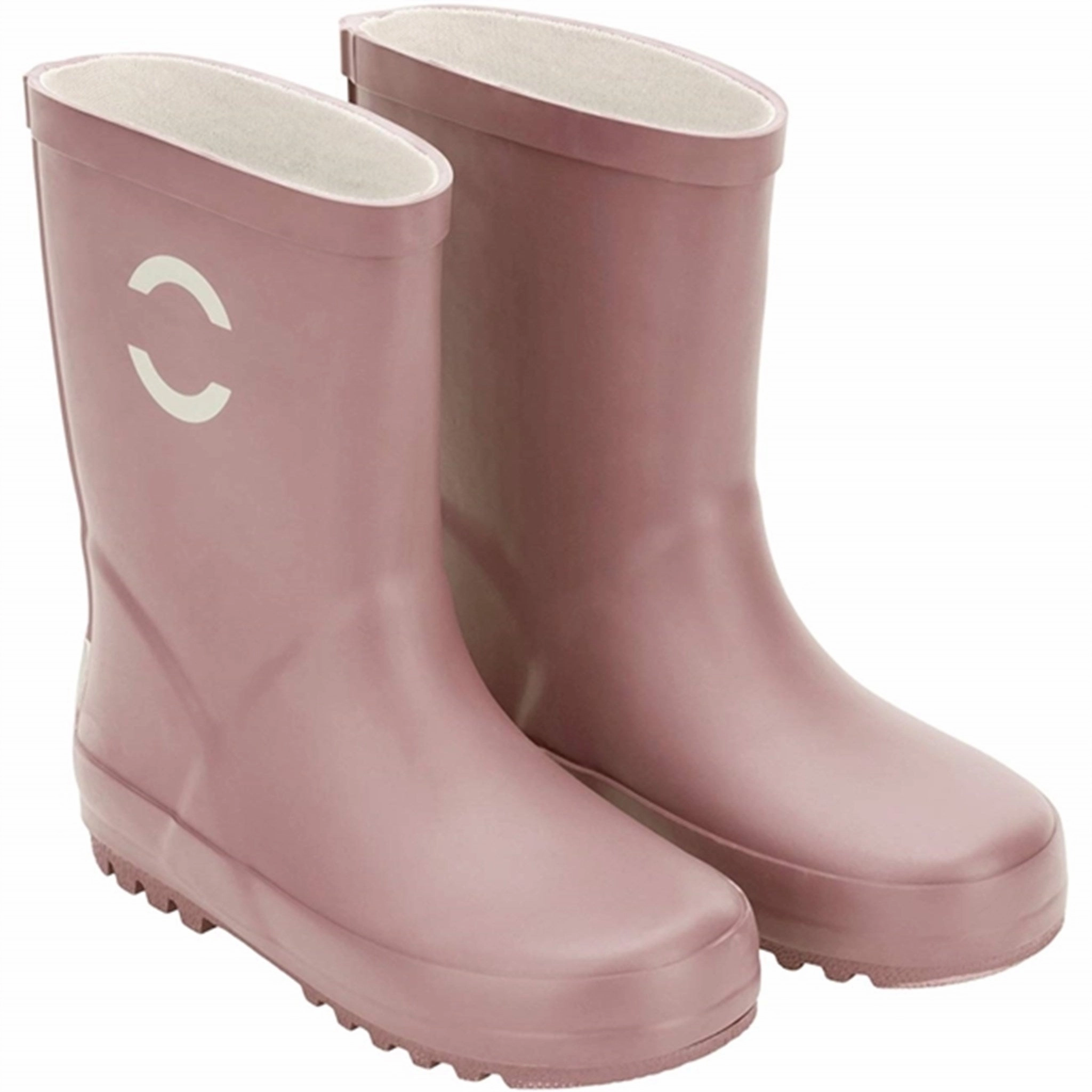 Mikk-Line Adobe Rose Wellies Solid Kids Rain Boots with free shipping