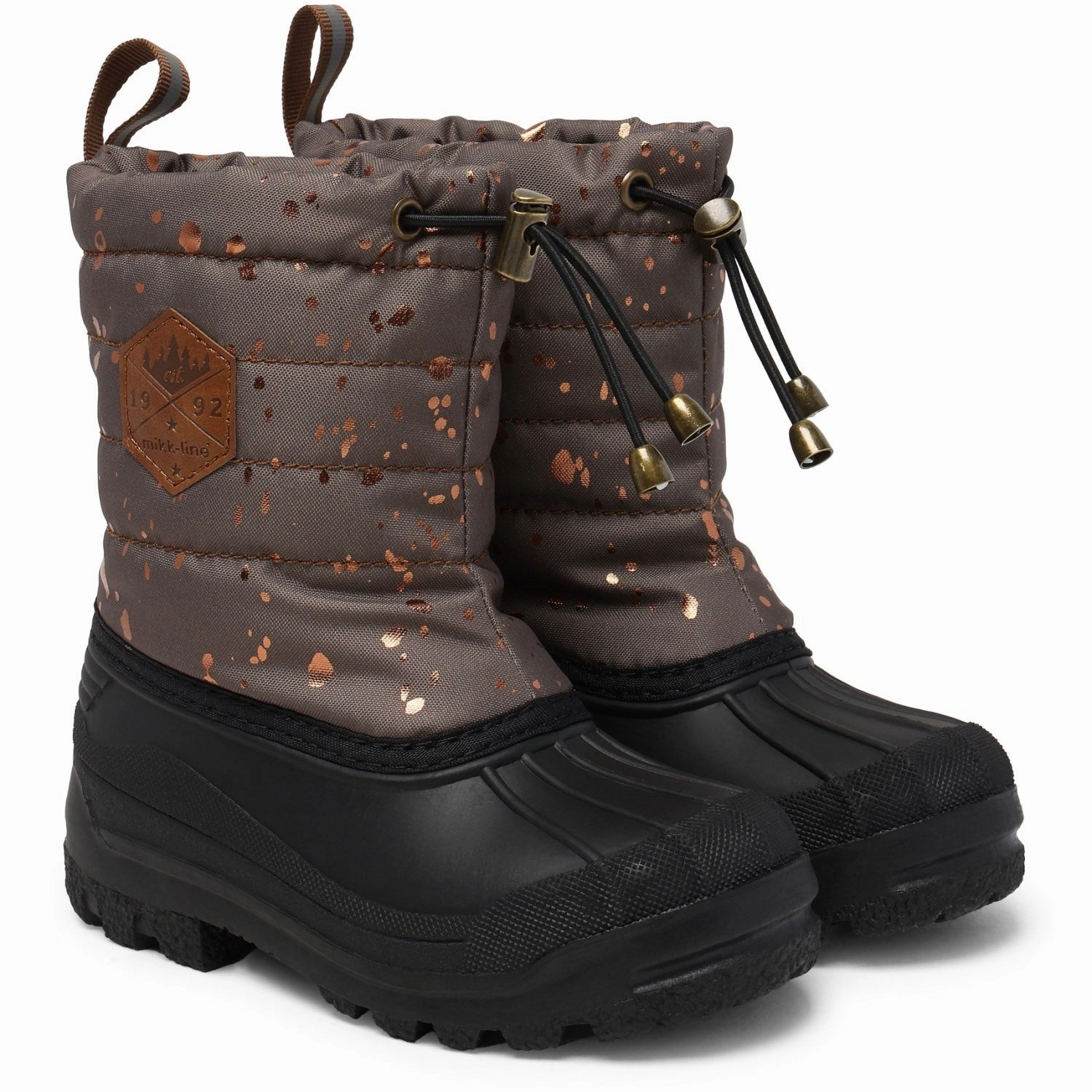 Mikk-Line Chocolate Chip Winter Boot Rubber Rubber Boots With Lining Kids sale